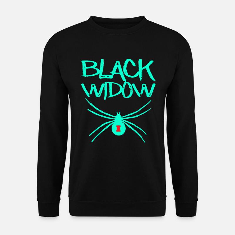 Black Widow Black Widow Araignée - Sweat-shirt Unisexe - noir