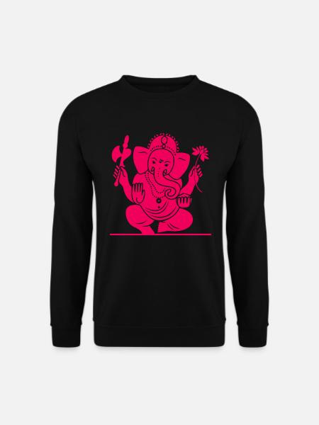 Ganesha God Hindu Hinduism - Unisex Sweatshirt - black
