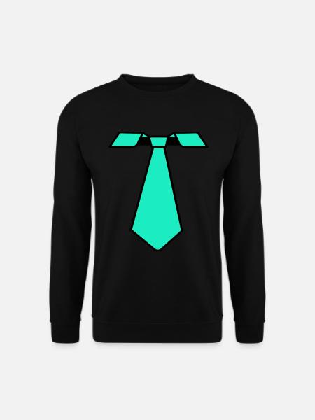 Karneval Fasching Krawatte - Unisex Pullover - Schwarz