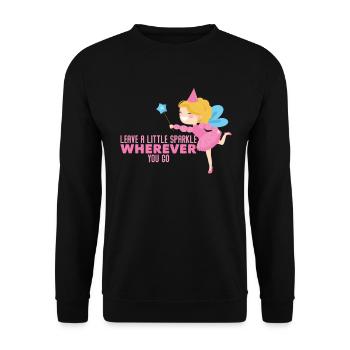Conte de fées elfe - Sweat-shirt Unisexe - noir - Devant - Alina (178cm) & Michal (187cm)