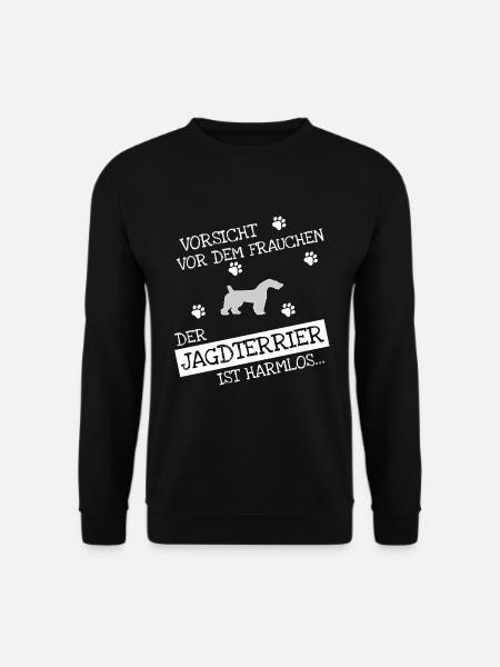 Jagdterrier Geschenkidee - Unisex Pullover - Schwarz