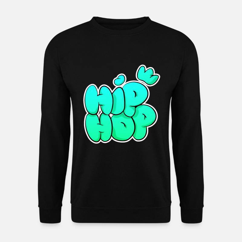 Hip Hop Rap Musik - Unisex Pullover - Schwarz
