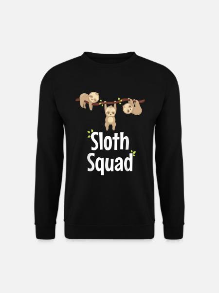 Sloth Sloths Gang Squad - Unisex Sweatshirt - black
