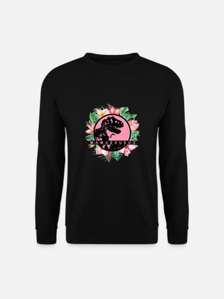 Mother's Day Mamasaurus Mom Mom Mom - Unisex Sweatshirt - black