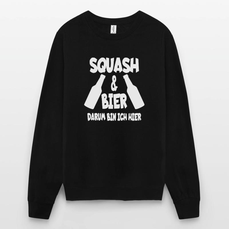 Squash & Beer Squash Trainer Squash Player Gift Unisex Sweatshirt