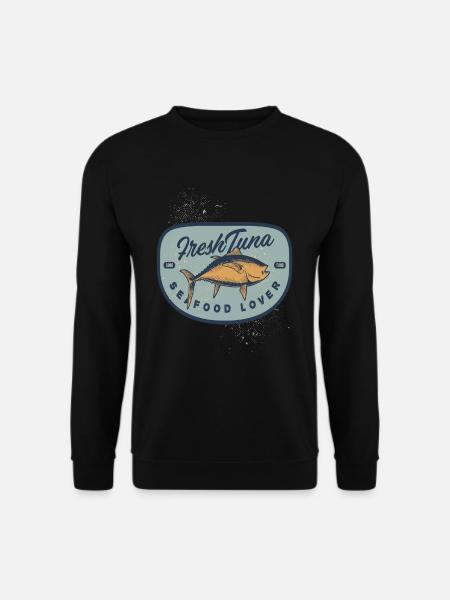 Frischer Thunfisch Tuna Seafood - Unisex Pullover - Schwarz