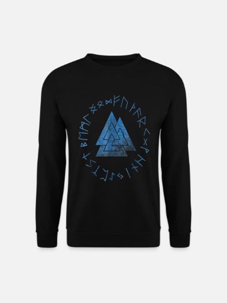 Yggdrasil Weltenbaum Weltenesche Nordisch - Unisex Pullover - Schwarz