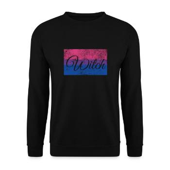 Bi Witch - Lesbian - Bi Flag - Bi Witch Flag - Sweat-shirt Unisexe - noir - Devant - Alina (178cm) & Michal (187cm)