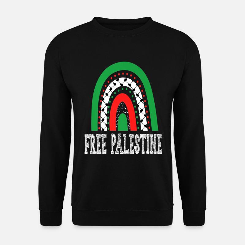 Palästina Frei Freiheit Free Gaza - Unisex Pullover - Schwarz