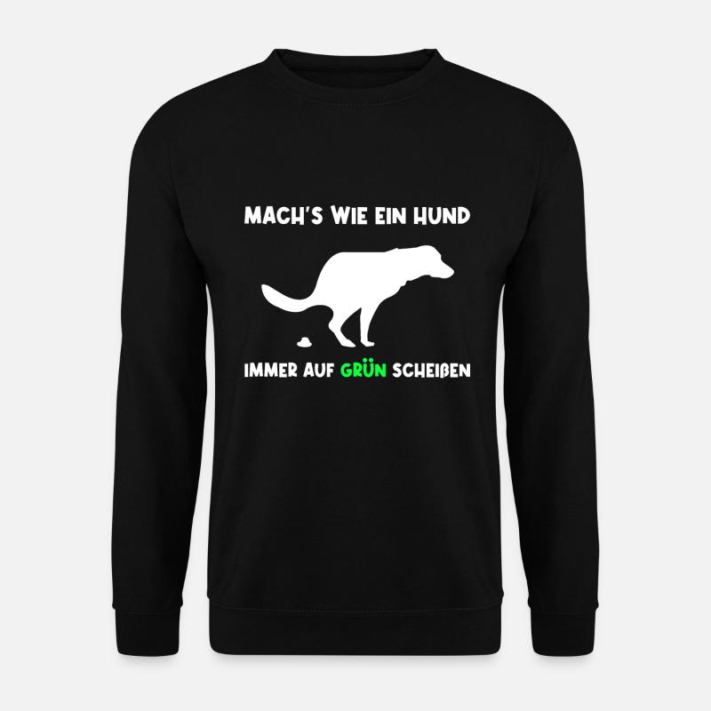 Bundestagswahl Grüne Protest Statement Geschenk - Unisex Pullover - Schwarz
