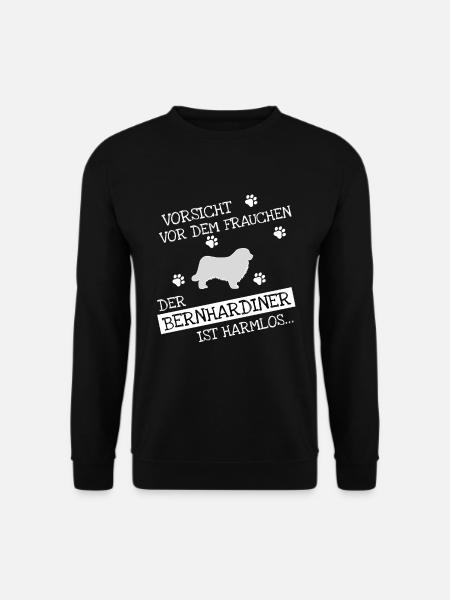 Besitzer eines Bernhardiner - Unisex Pullover - Schwarz