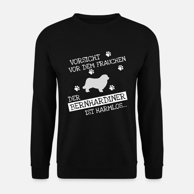 Besitzer eines Bernhardiner - Unisex Pullover - Schwarz