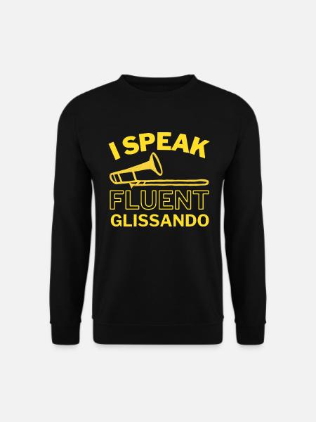 Lustiger Posaunist Posaunist Spruch - Unisex Pullover - Schwarz