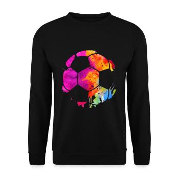 SOCCER PLAYER SOCCER - Unisex Sweatshirt - black - Front - Alina (178cm) & Michal (187cm)