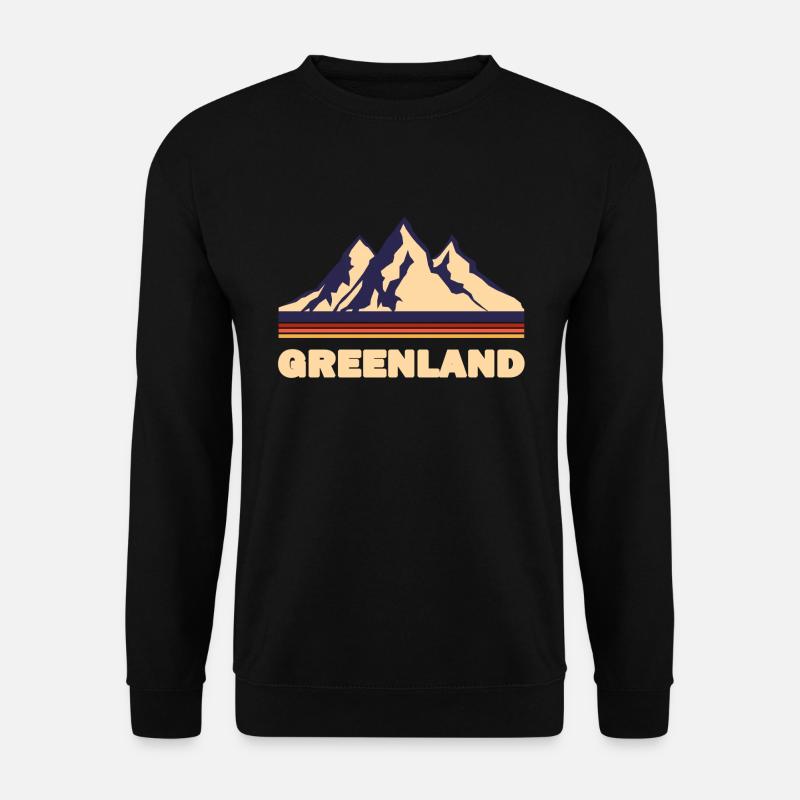 greenland - Unisex Pullover - Schwarz