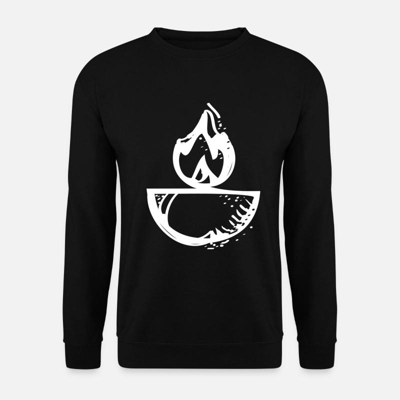 Feuerschale - Unisex Pullover - Schwarz