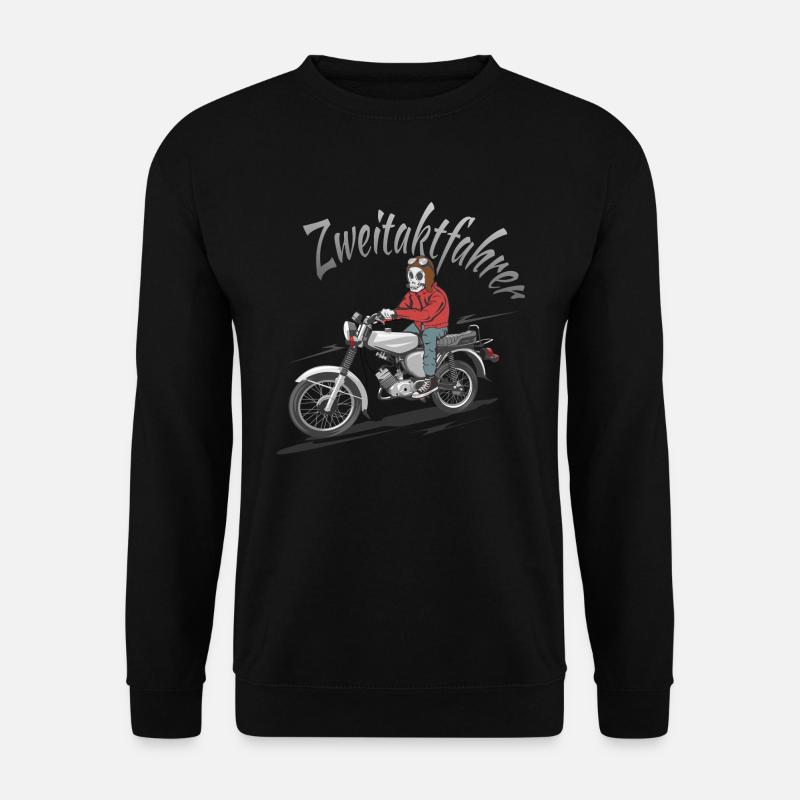 DDR Simson S51 two-stroke driver - Unisex Sweatshirt - black
