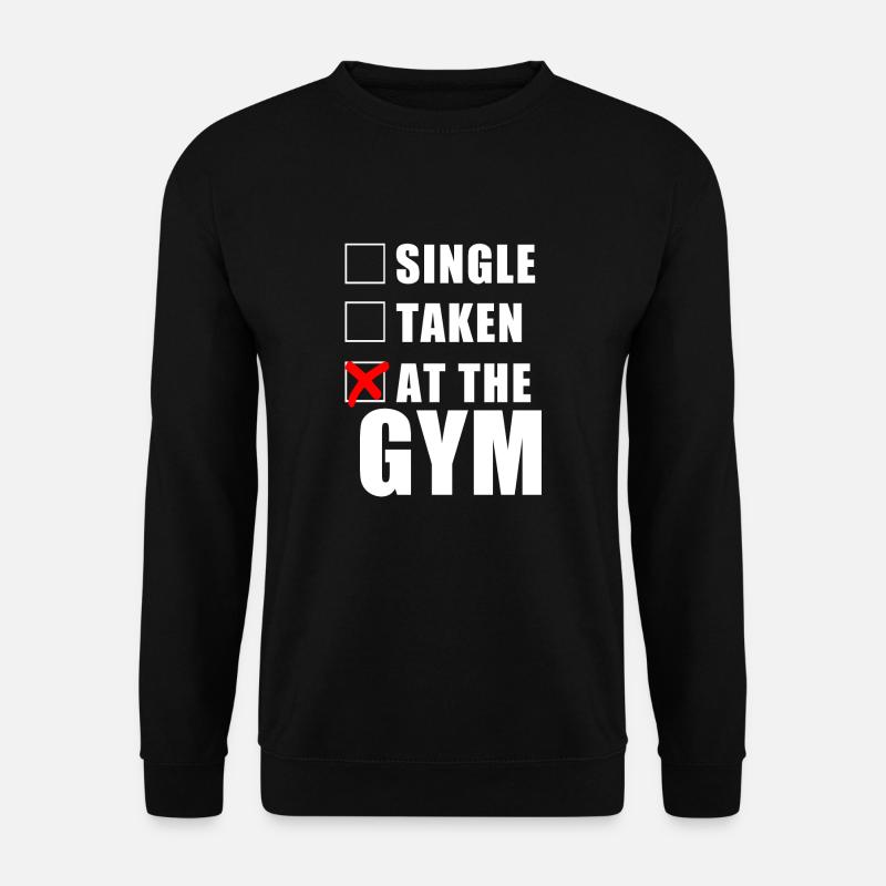 À la gym - Sweat-shirt Unisexe - noir