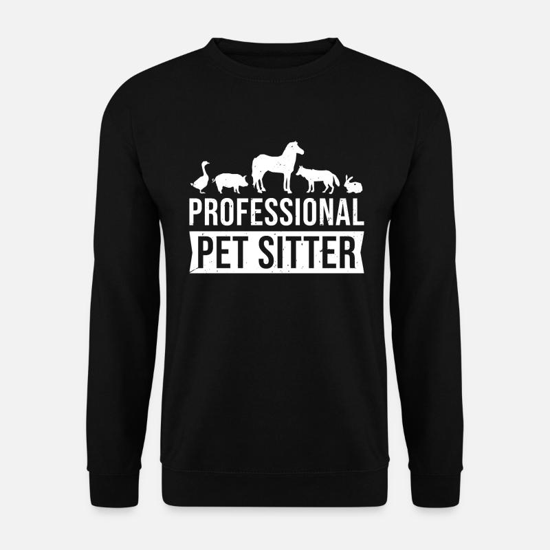 Professional pet sitter - Unisex Sweatshirt - black