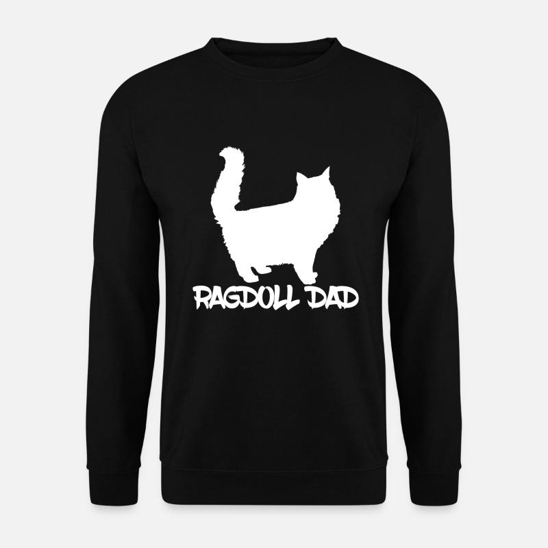 Ragdoll Dad Geschenkidee - Unisex Pullover - Schwarz