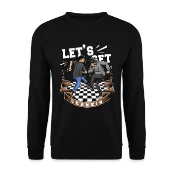Ska Genre De Musique Jamaïcaine Amoureux De Jazz - Sweat-shirt Unisexe - noir - Devant - Alina (178cm) & Michal (187cm)