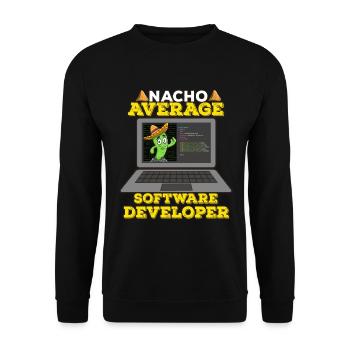 Cinco De Mayo Software Developer - Unisex Sweatshirt - black - Front - Alina (178cm) & Michal (187cm)
