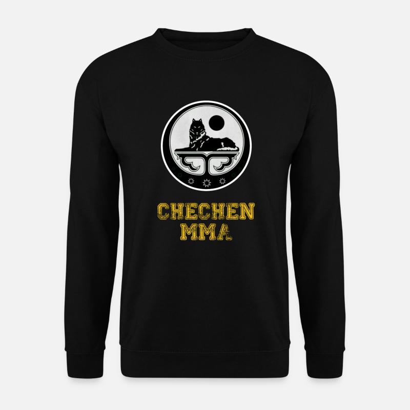Chechen MMA Chechnya Flag - Unisex Pullover - Schwarz