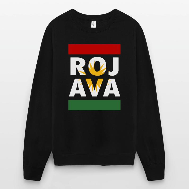 Rojava Kurdistan. rojava gratuit. Défendre le Kurdistan Sweat-shirt Unisexe