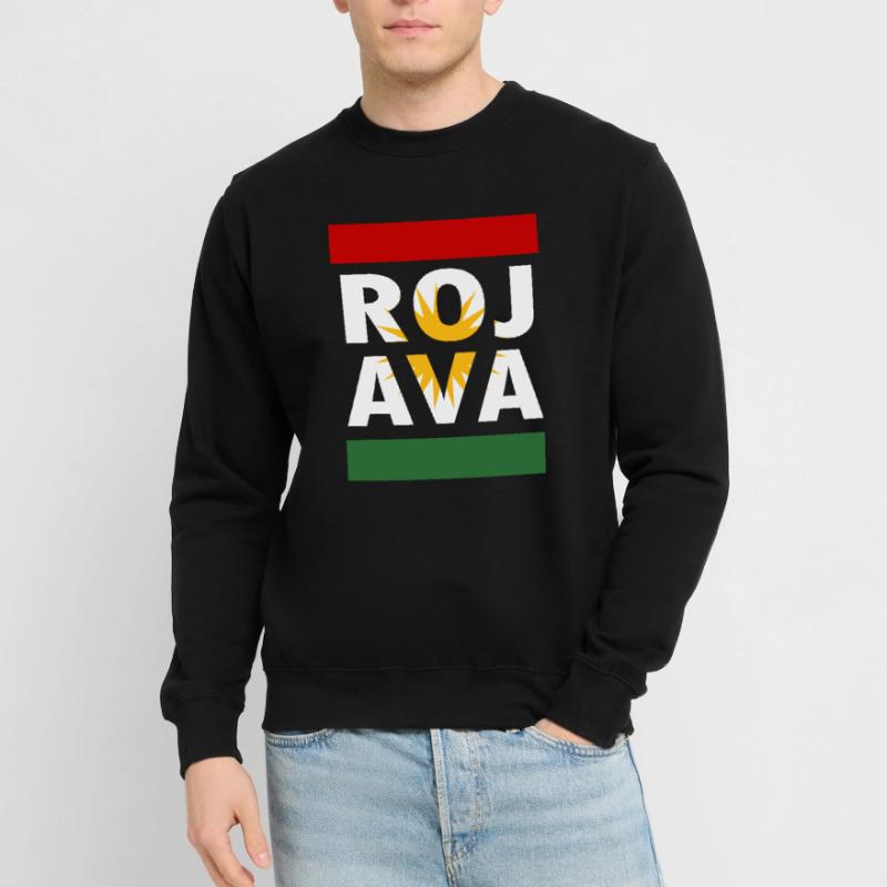 Rojava Kurdistan. rojava gratuit. Défendre le Kurdistan Sweat-shirt Unisexe
