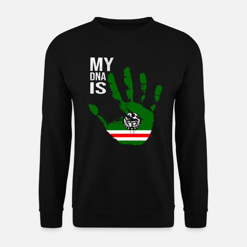 Drapeau tchétchène, Mon ADN est la Tchétchénie, Drapeau tchétchène - Sweat-shirt Unisexe - noir