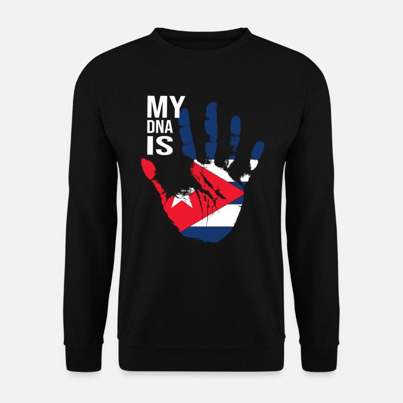Mon ADN est cubain, Cool Cuba Flag, Cuba Love, Cuba - Sweat-shirt Unisexe - noir
