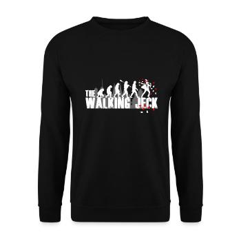 Kölsch: The Walking Jeck - Unisex Pullover - Schwarz - Vorne - Alina (178cm) & Michal (187cm)