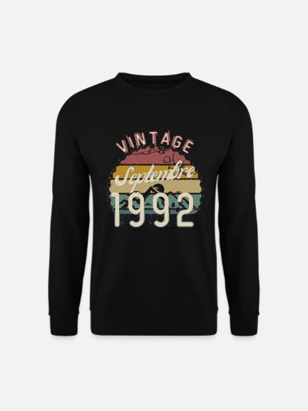 Vintage September 1992 - Unisex Sweatshirt - black