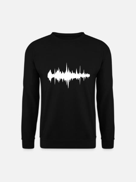 Ton Musik Schallwelle Tontechniker DJ Tonstudio - Unisex Pullover - Schwarz