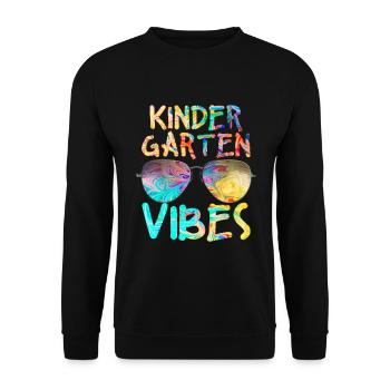 Maternelle Vibes Enseignante de maternelle - Sweat-shirt Unisexe - noir - Devant - Alina (178cm) & Michal (187cm)