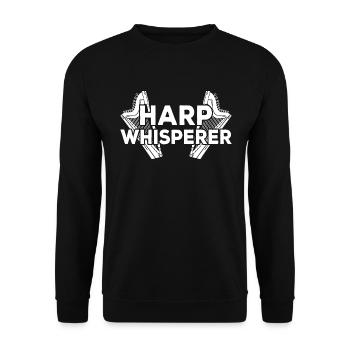 Harpes harpes - Sweat-shirt Unisexe - noir - Devant - Alina (178cm) & Michal (187cm)