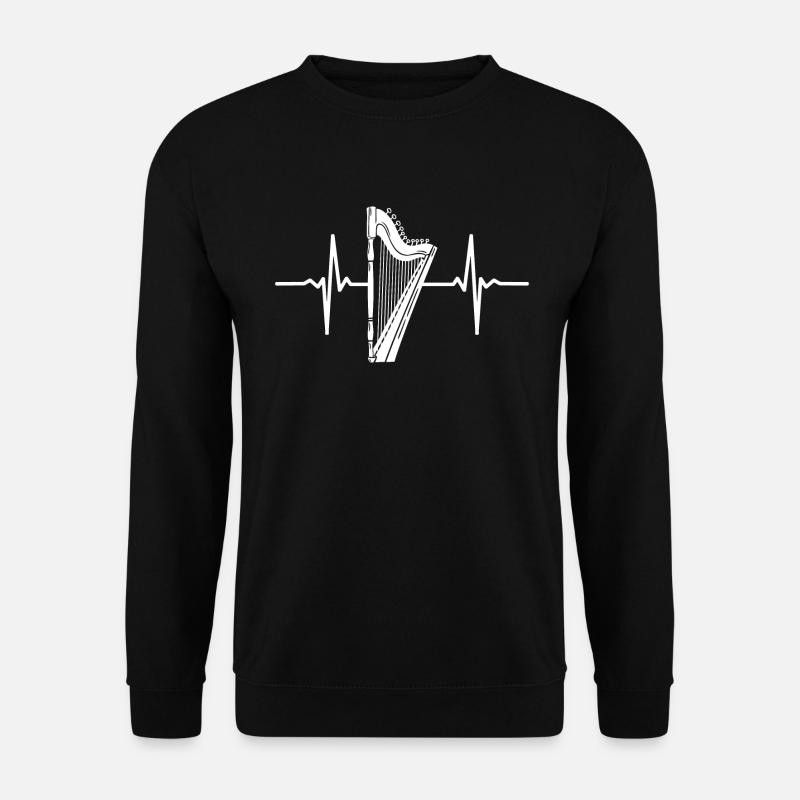 Harfenharfen - Unisex Pullover - Schwarz