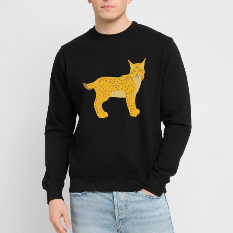 Lynx head front vector Unisex Sweatshirt