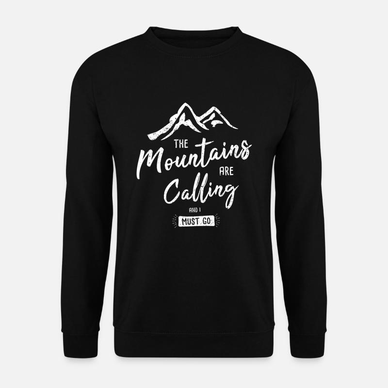 The Mountains Are Calling - Unisex Sweatshirt - black