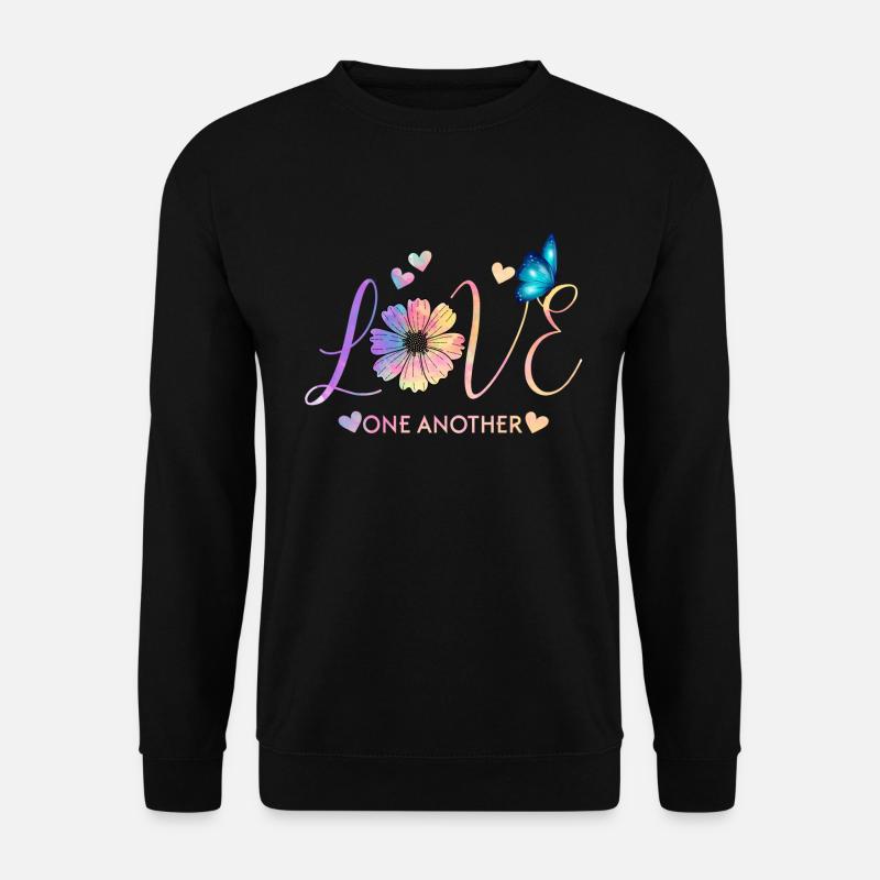 Love One Another - Unisex Sweatshirt - black