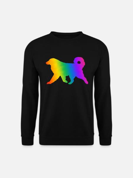 Pyrenäen-Sennenhund, vollständig anpassbar nach Wunsch - Unisex Pullover - Schwarz