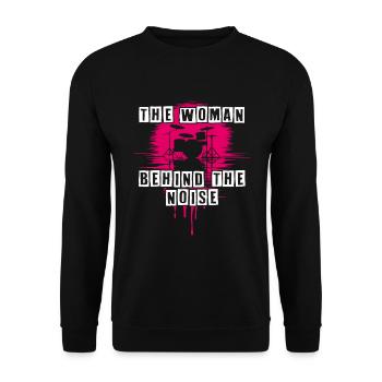 Batteuse Femme Schlagzeugerin Girls Band - Sweat-shirt Unisexe - noir - Devant - Alina (178cm) & Michal (187cm)
