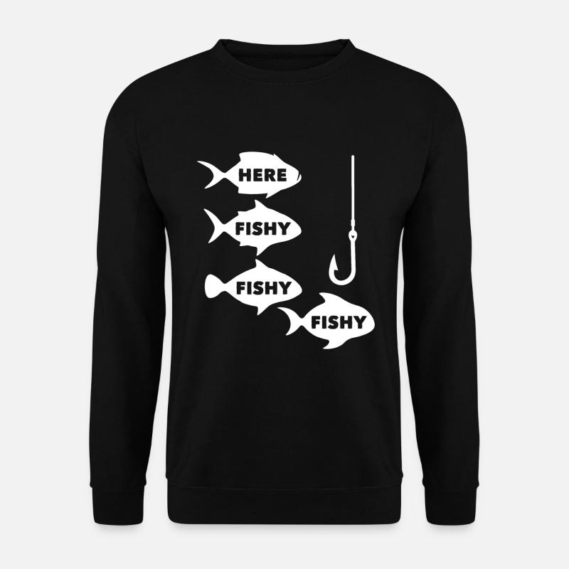 Angler - Unisex Pullover - Schwarz