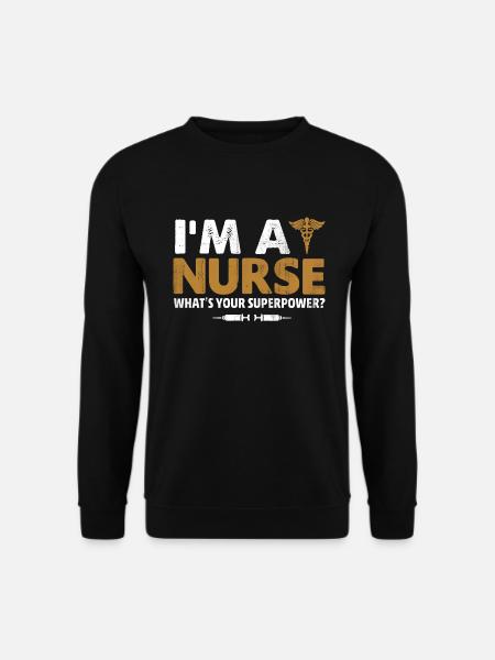 infirmière - Sweat-shirt Unisexe - noir