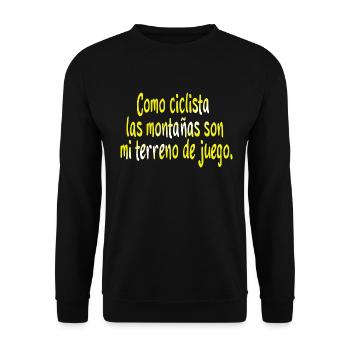 Bicycle Bicycle Bicycle Bike Biker MTB 10 - Unisex Sweatshirt - black - Front - Alina (178cm) & Michal (187cm)