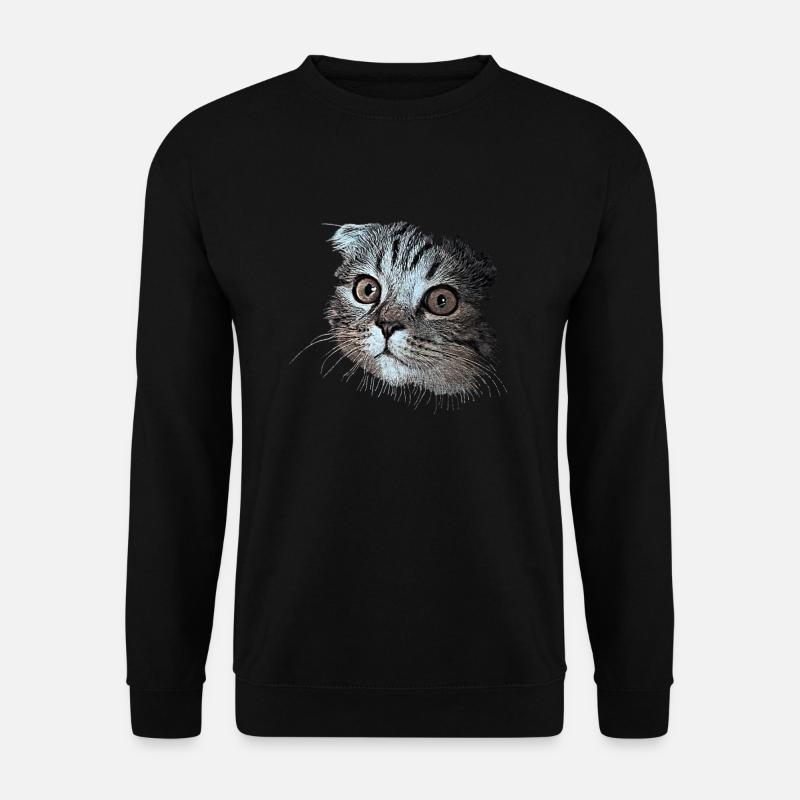 cat - Unisex Sweatshirt - black