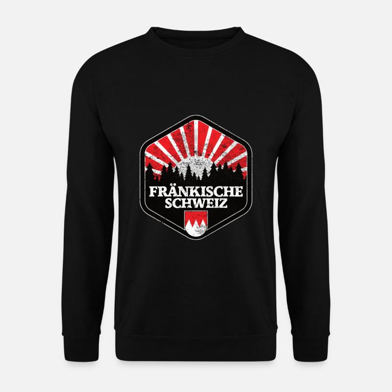 Fränkische Schweiz Geschenkidee Franke Oberfranken - Unisex Pullover - Schwarz