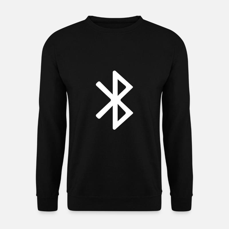 Bluetooth Symbol - Unisex Pullover - Schwarz