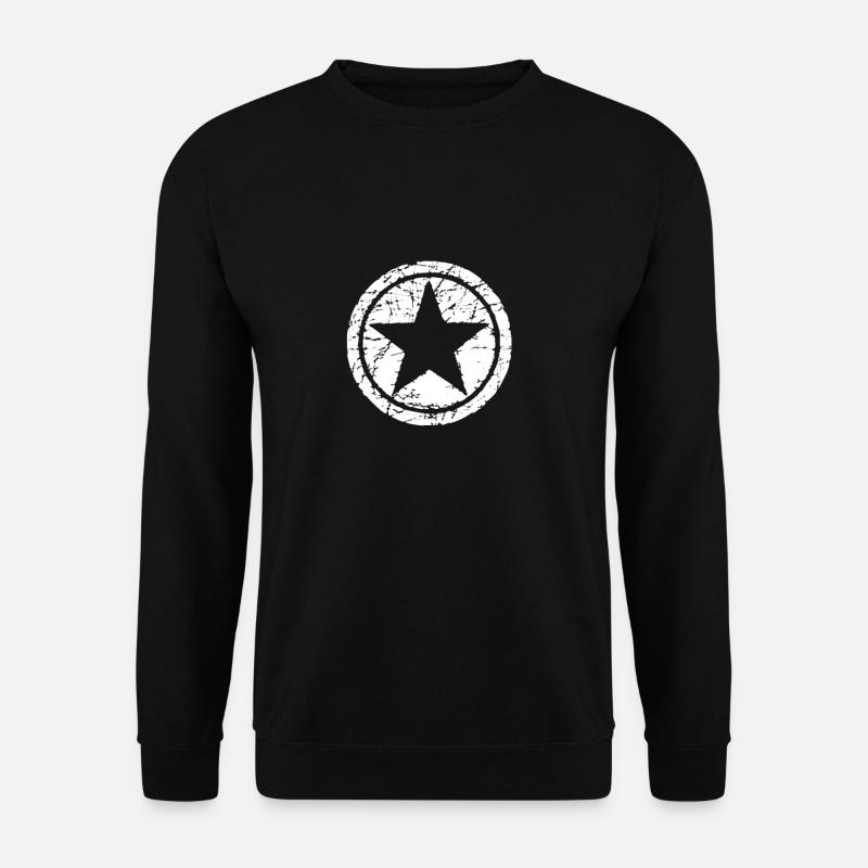 Stern - Unisex Pullover - Schwarz
