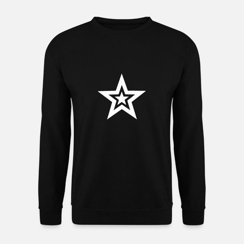 Stern - Unisex Pullover - Schwarz